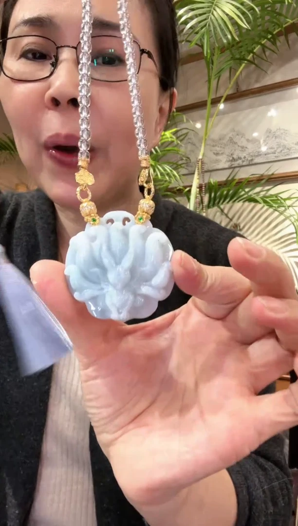 【闪购商品】翡翠颈饰未镶嵌国风