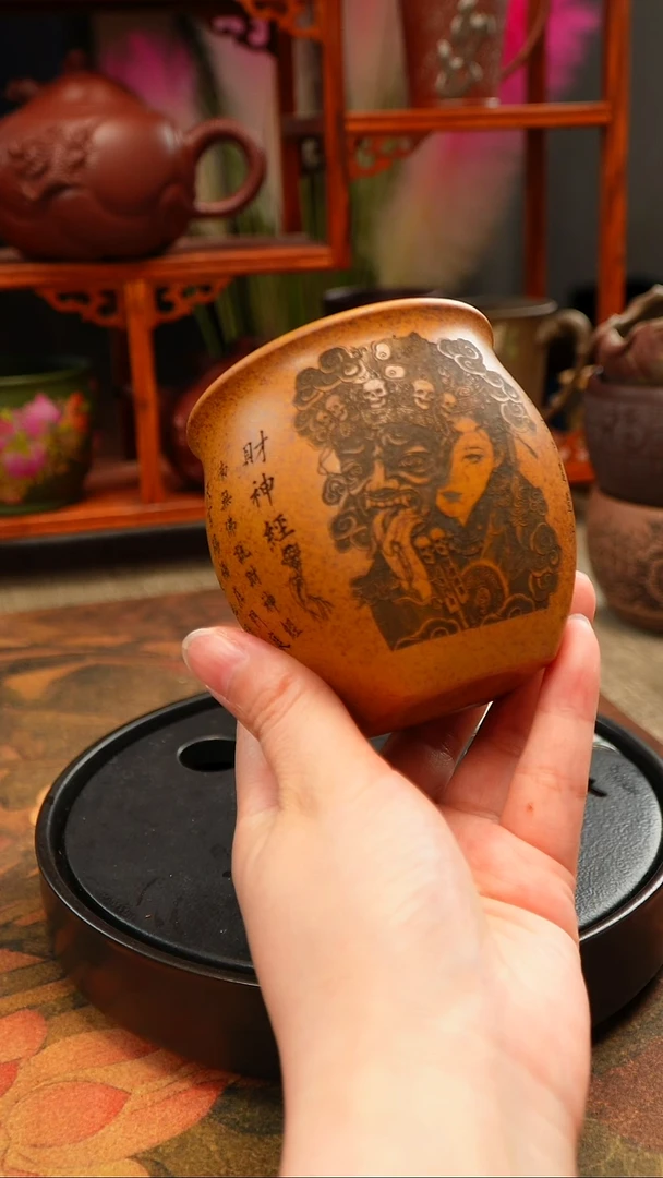 茶杯紫砂宜兴原矿正品紫砂