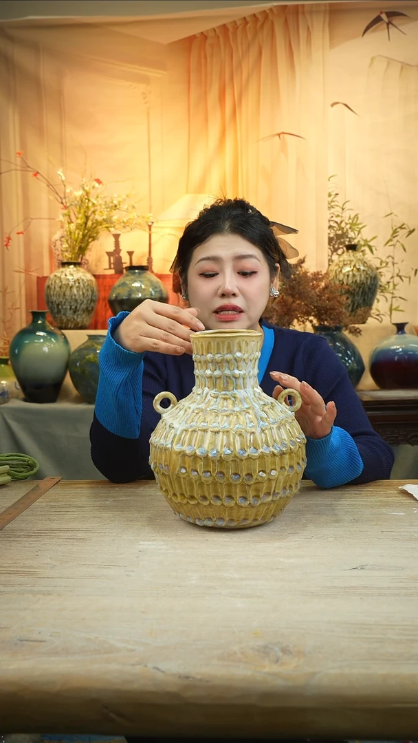 高 26口 9陶瓷花瓶