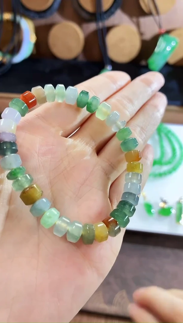 未镶嵌手链翡翠手串