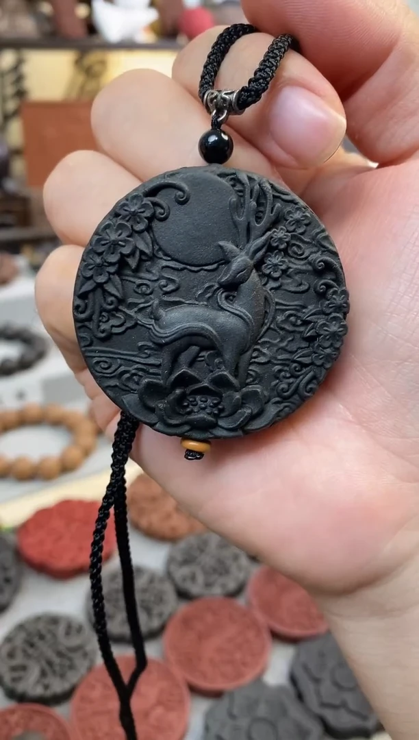 泥塑内府龙涎合香牌