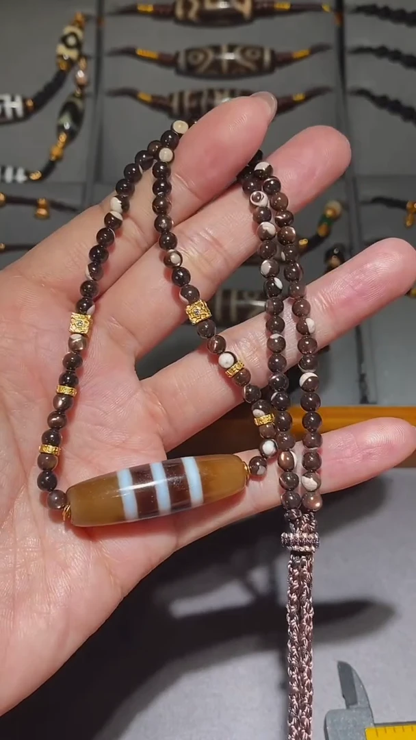 【闪购商品】玛瑙/玉髓颈饰未镶嵌Y62153线线药师锁骨链