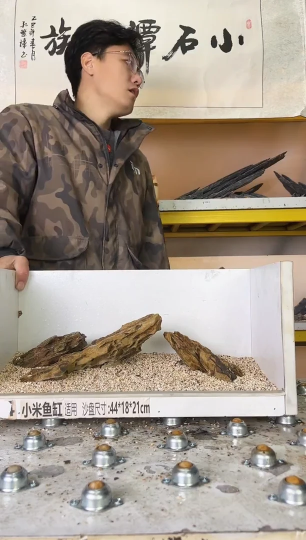 217    小石潭造景带编号不含底沙沙盘