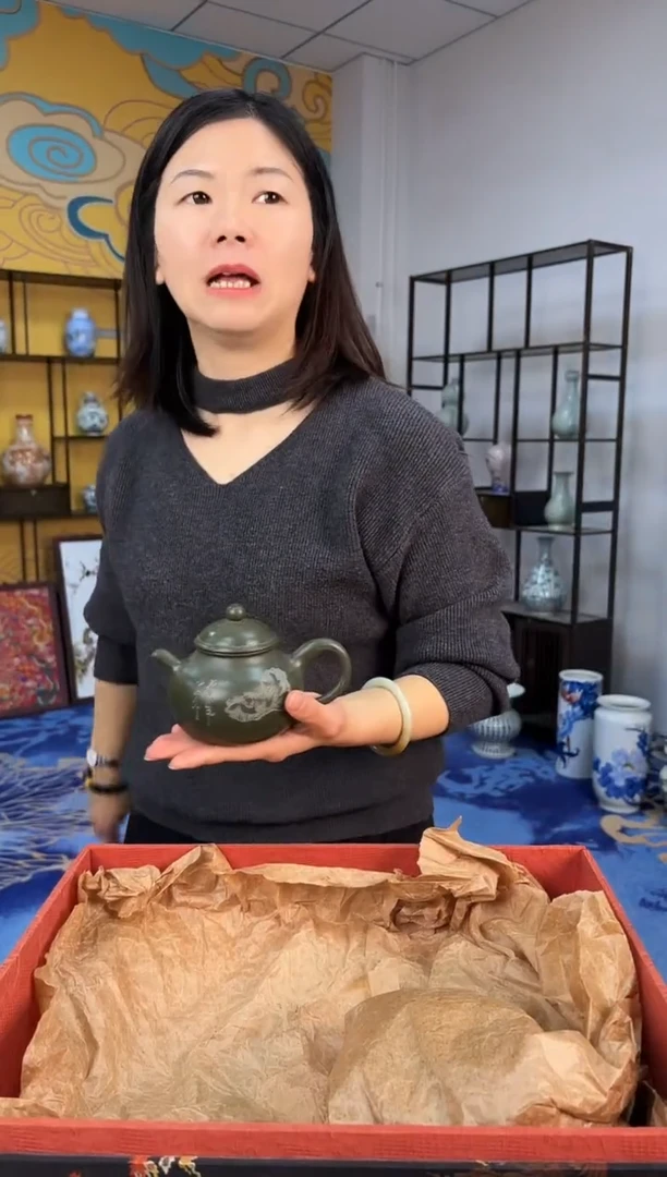 摆件瓷宜兴紫砂壶