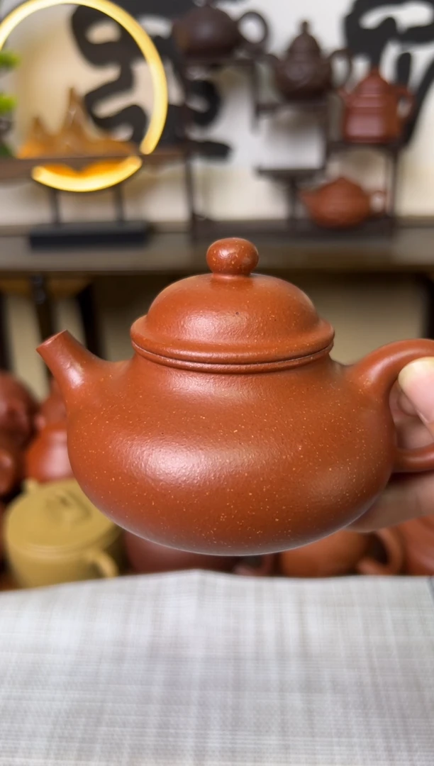 茶壶段泥红降坡容天壶170CC-甘来兵