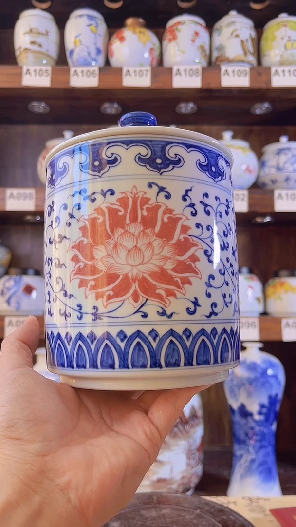 迎君陶瓷纯手工手绘9