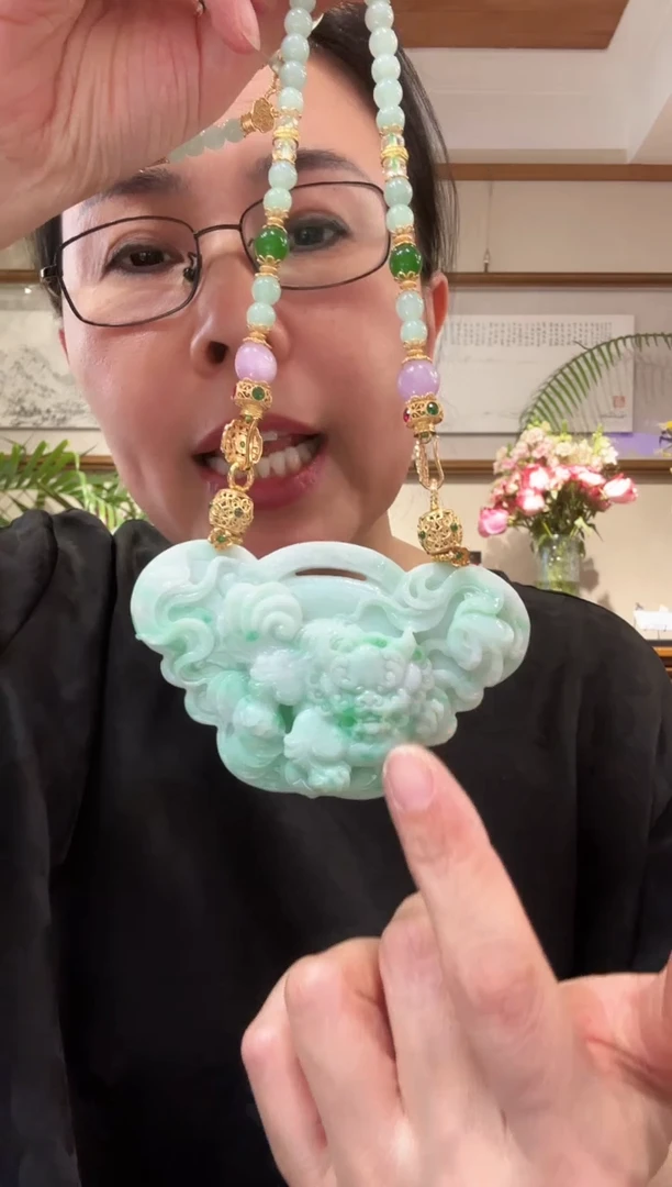 【闪购商品】翡翠颈饰未镶嵌国风
