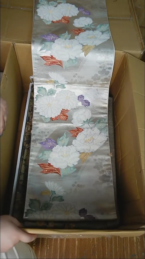 织绣44 六通牡丹花花卉