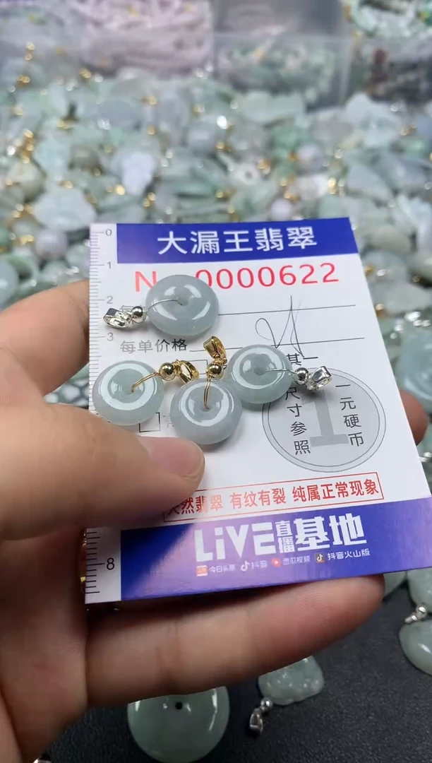 翡翠未镶嵌吊坠(不含链)622