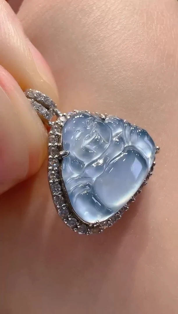 翡翠银S925镶嵌吊坠(不含链)多样性发其一