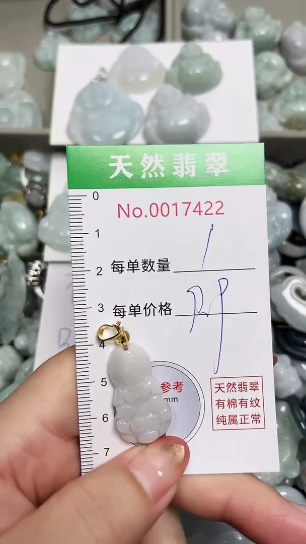 翡翠未镶嵌吊坠(不含链)7422