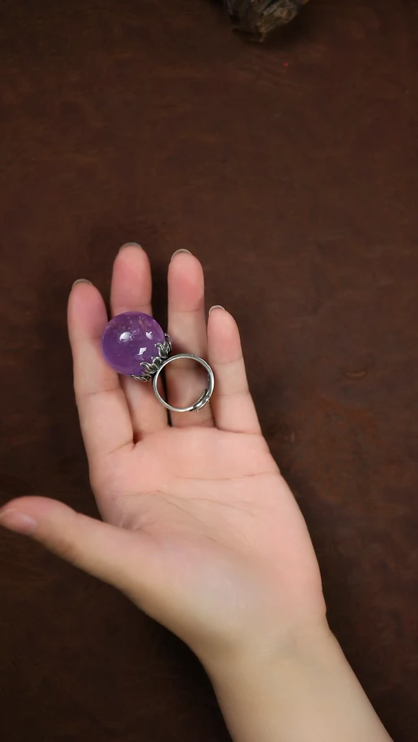 颈饰未镶嵌水晶闪购 薰衣草戒指