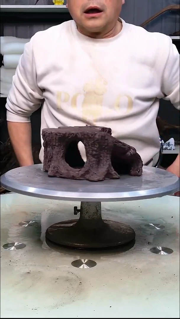 紫金砂镂空树桩99