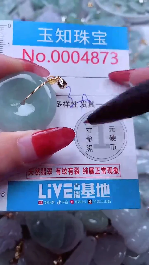 吊坠(不含链)未镶嵌翡翠4873