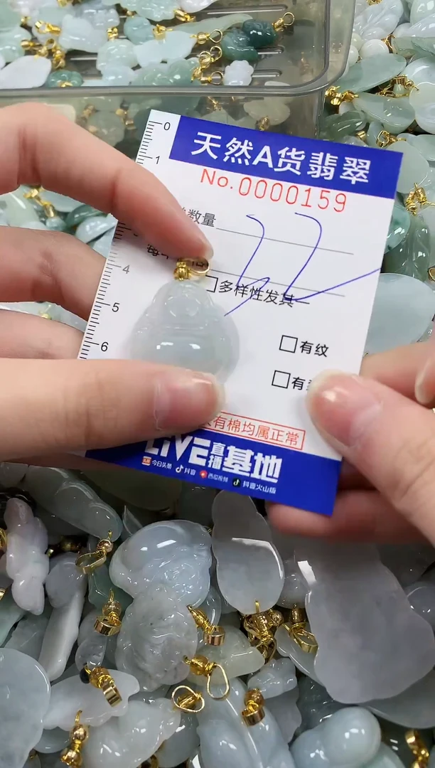颈饰未镶嵌翡翠纯天然a货翡翠1
