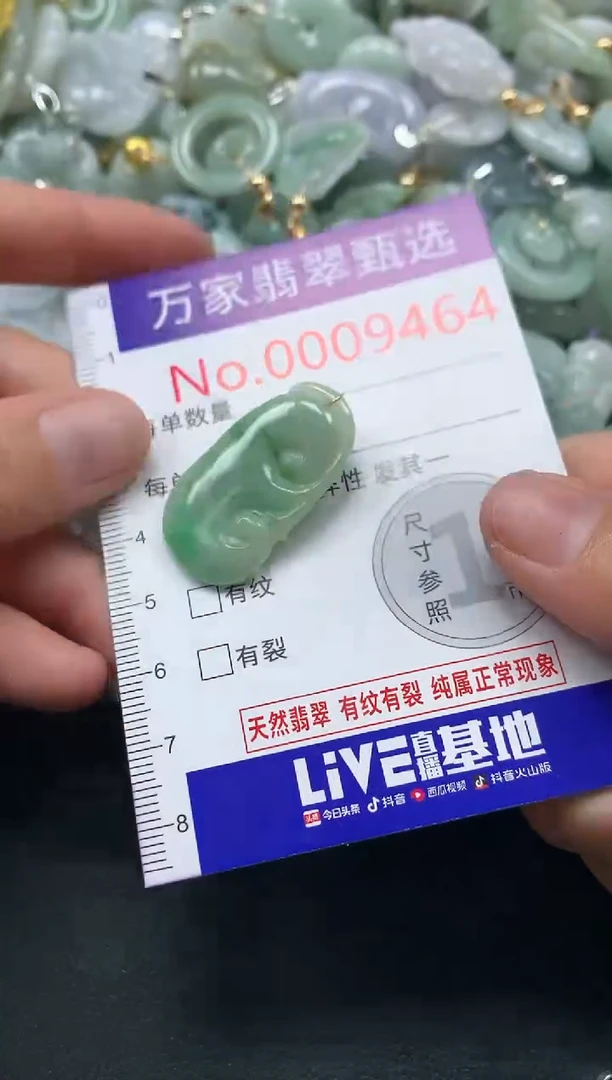 吊坠(不含链)未镶嵌翡翠9464