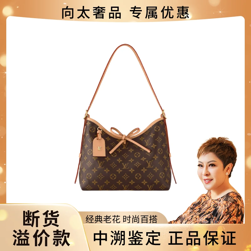 未使用 LouisVuitton/路易威登 Carryall 老花单肩包 小/中号