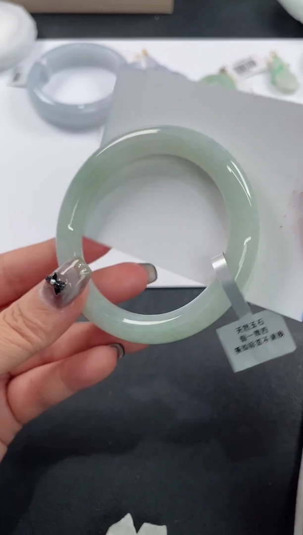 未镶嵌手镯翡翠基地发货H3386 55+