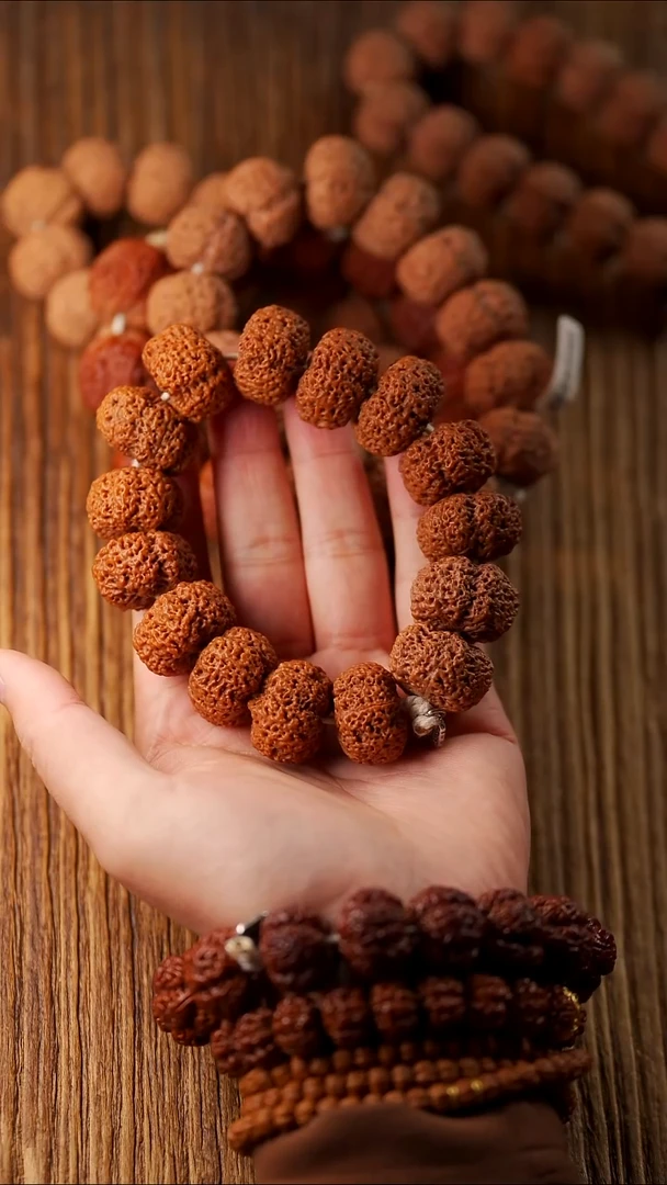 手串金刚菩提25mm+ 超矮桩菠萝蜜大金刚菩提手串