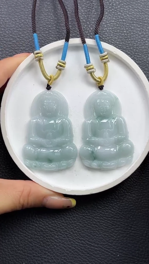 颈饰未镶嵌翡翠YM1412 观音 多样性发一件