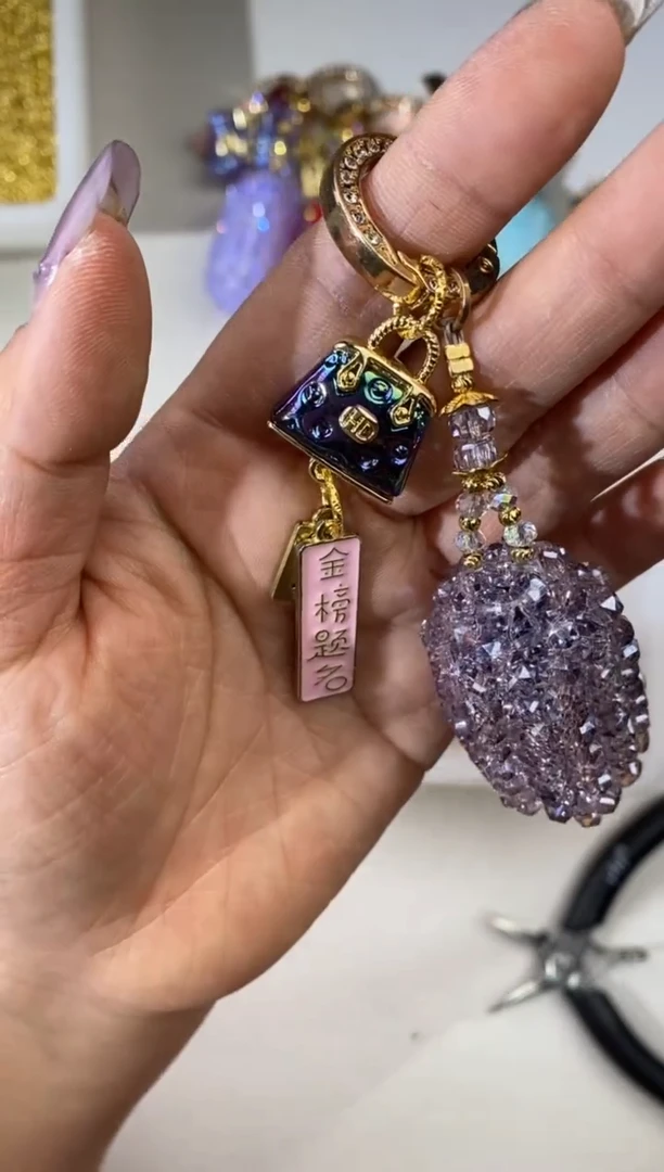 玻璃2838海蒂小包包紫色1个