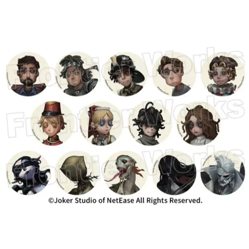 第五人格·白底·蓝底·设定画ver. 徽章·吧唧