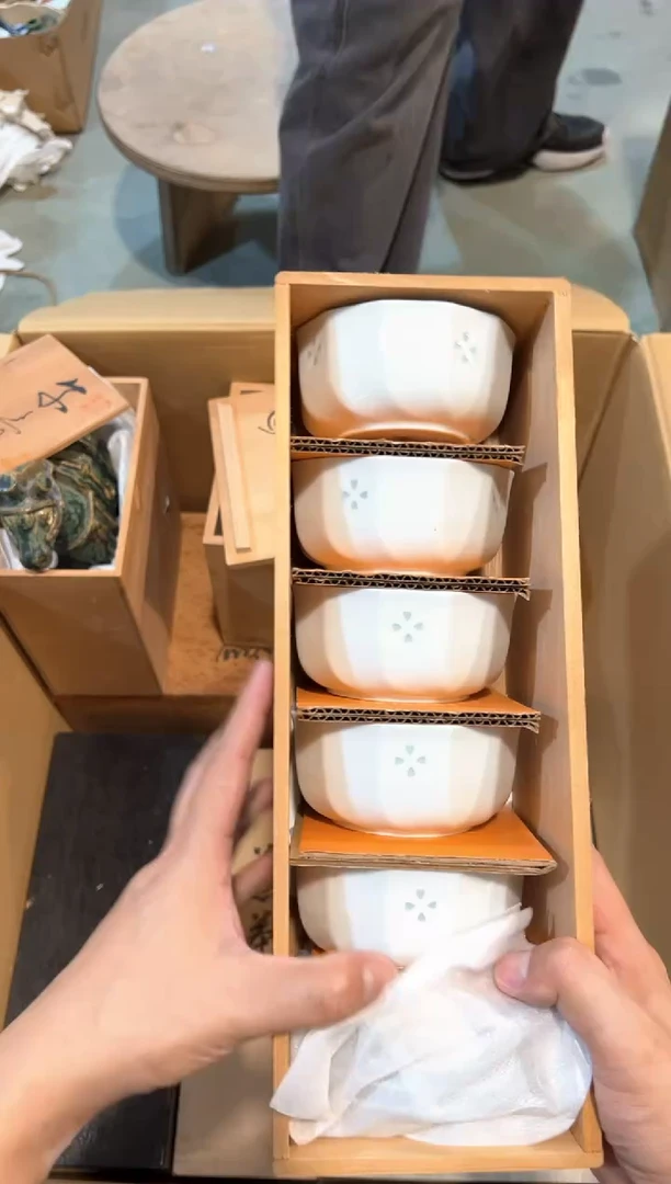 C5721中古瓷器 茶器周边/5+5