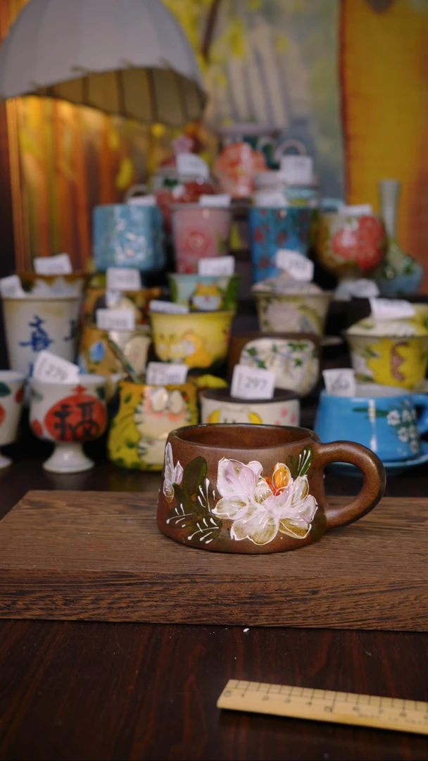 摆件泥垚手作 景德镇手工手绘器物