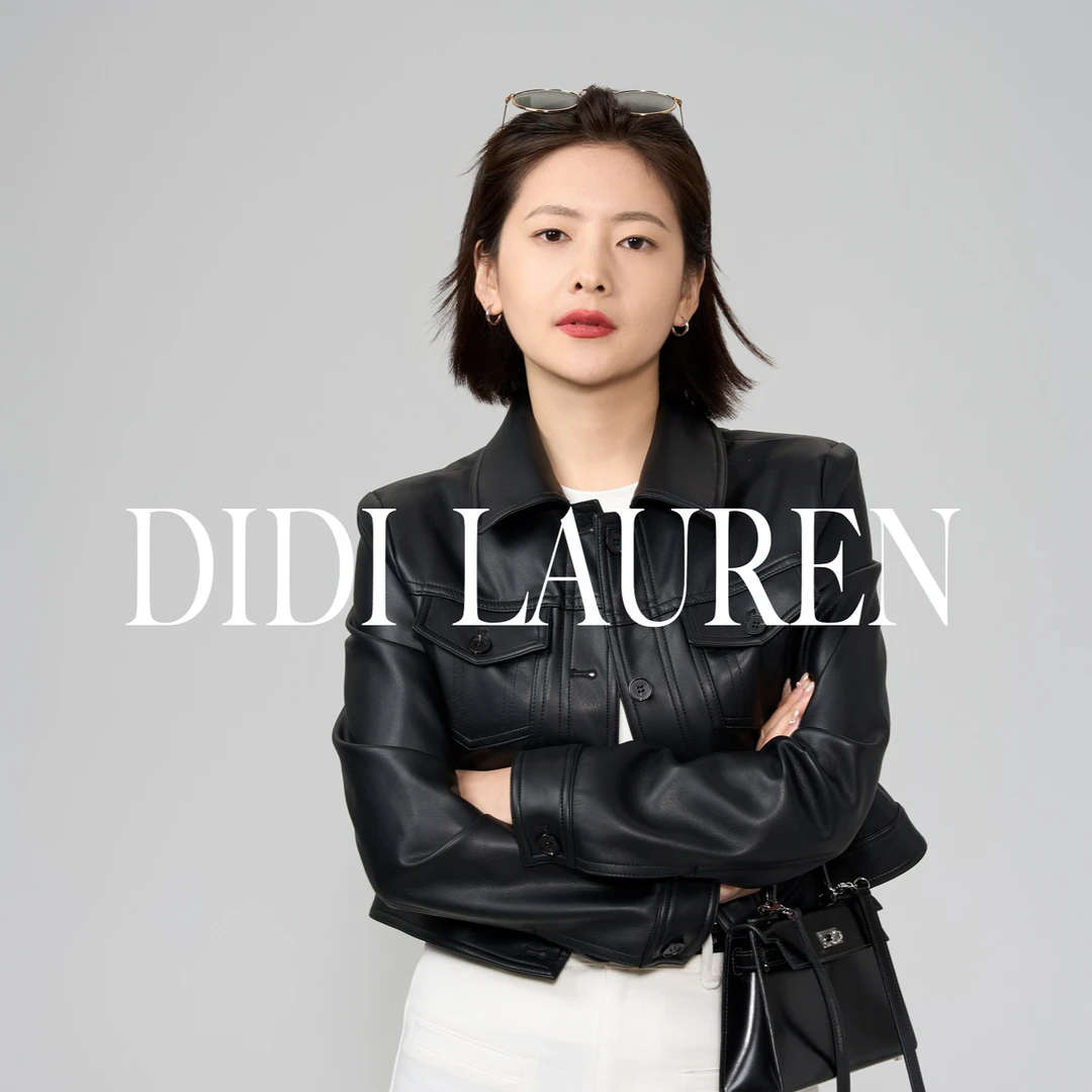 DIDI LAUREN“赏金猎人”酷飒感黑色短款夹克皮衣