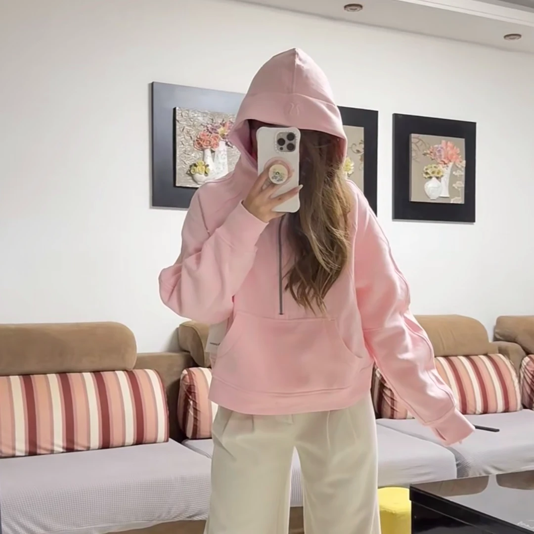 lululemon/露露乐蒙2.28【折扣】Scuba Oversized H-Z半拉连帽卫衣