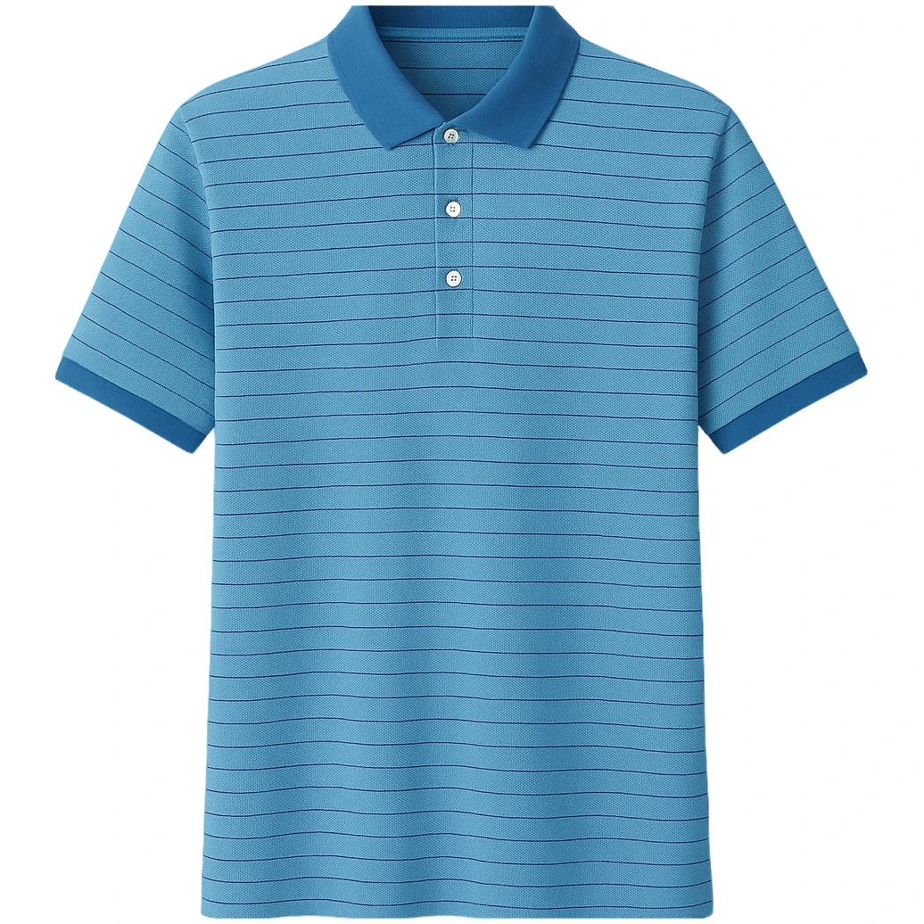 夏季男士高端质感翻领POLO衫简约轻商务百搭休闲男装168