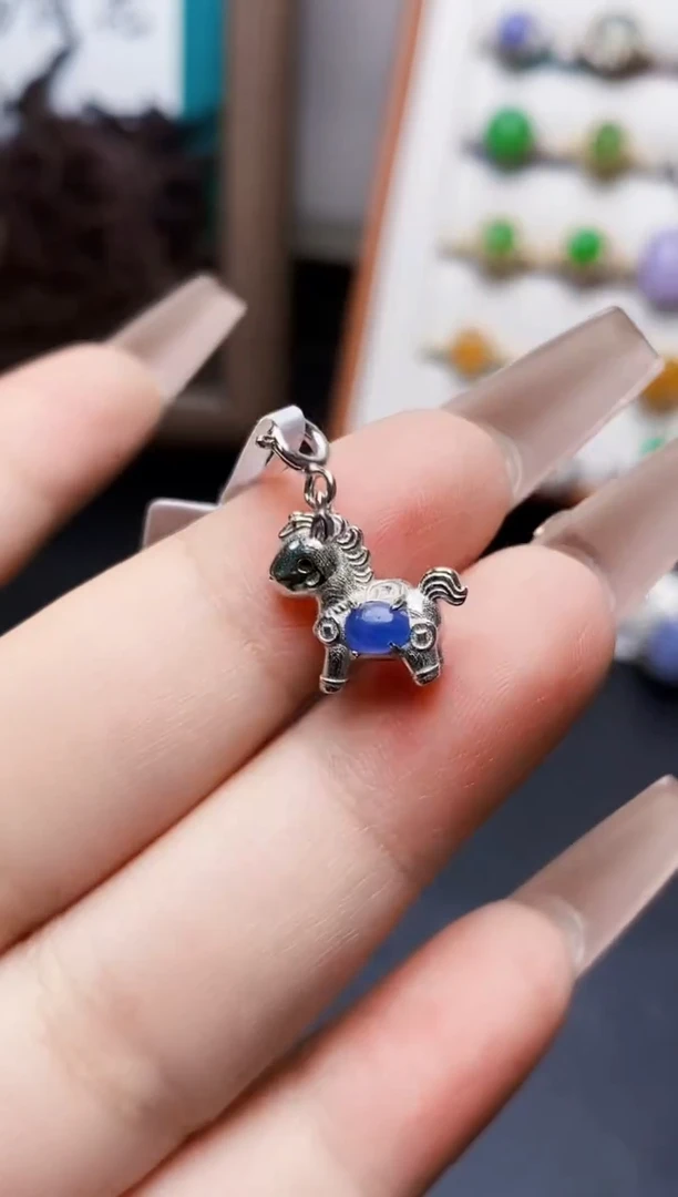 银S925镶嵌戒指翡翠4301