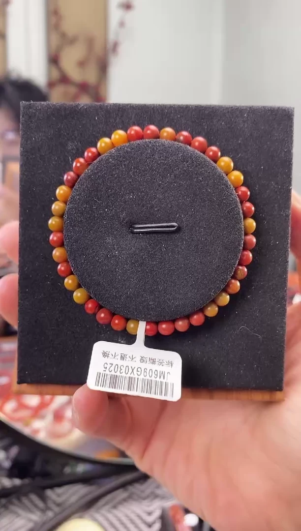 手串未镶嵌南红玛瑙GX03025原矿黄皮包浆南红单圈4mm+多样化发一