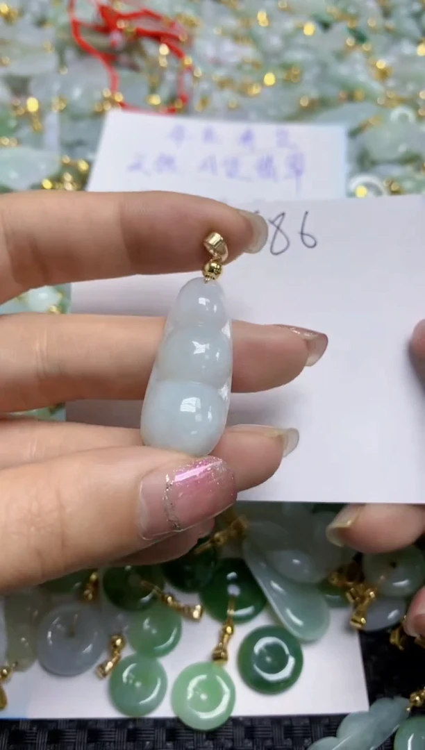 【闪购商品】翡翠颈饰合金   天然A货翡翠