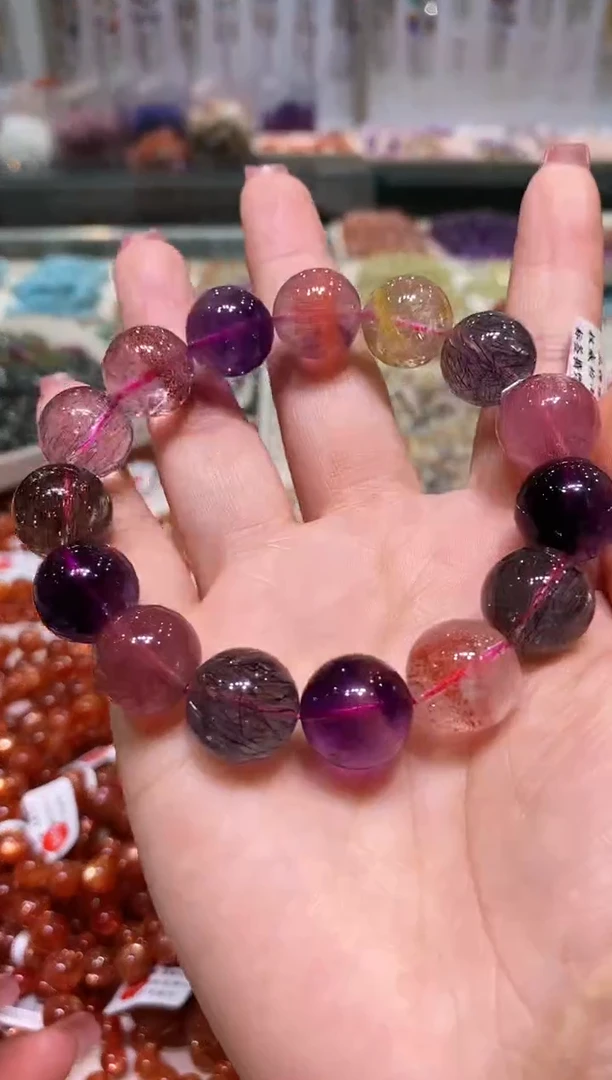 未镶嵌手链水晶多样性发其一超七14+