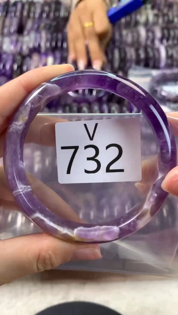 【闪购商品】水晶水晶手镯V未镶嵌732-63