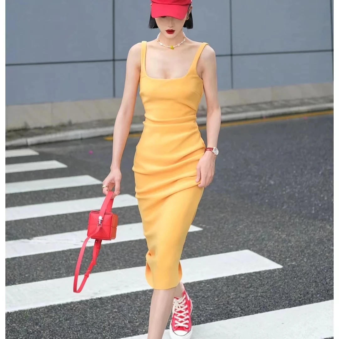 柒月买手店松弛感网红风连衣裙