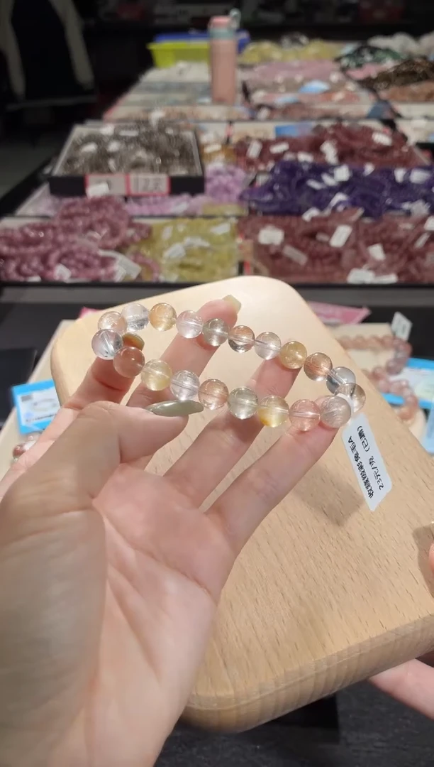 未镶嵌手链水晶555号 多样性发一M 9+