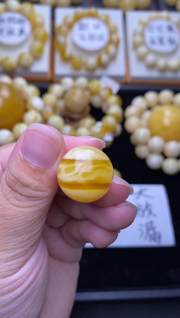 裸石琥珀未镶嵌大小姐珠宝严选74 18mm