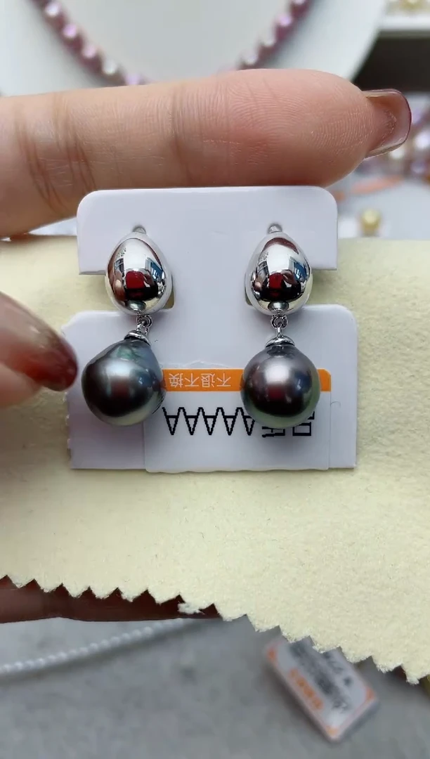 【闪购商品】海水珍珠耳饰银S925镶嵌W83