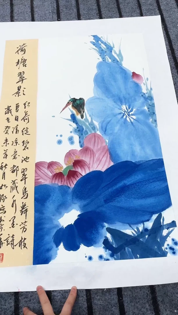 精品国画花鸟作品
