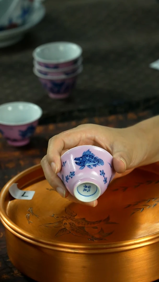 千款景德镇手绘茶具直接炸