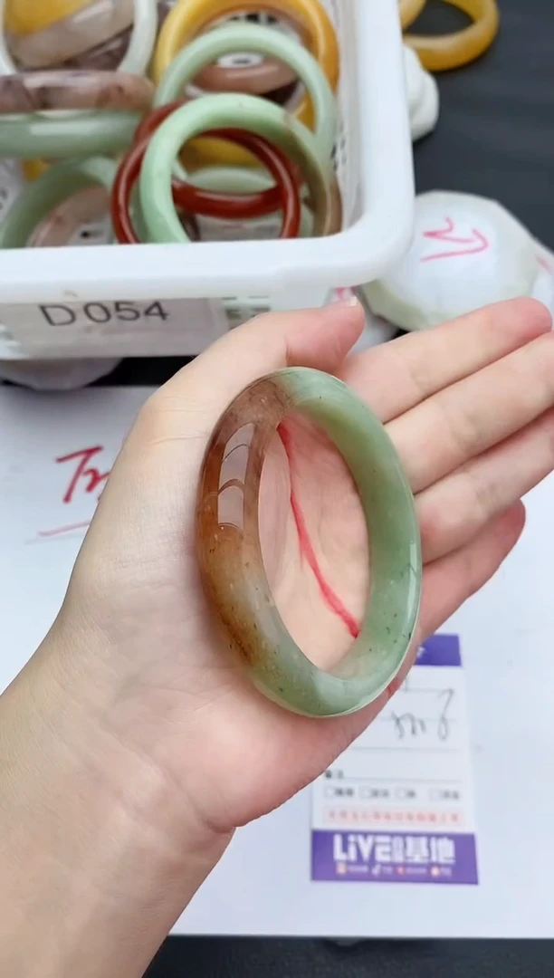 未镶嵌手镯石英质玉207+55/56