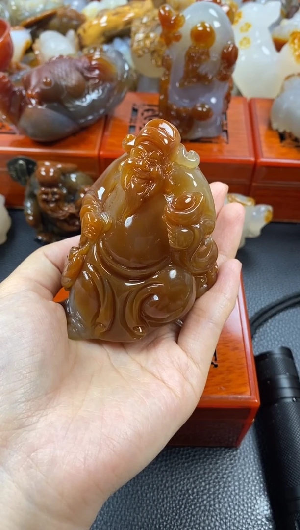 玛瑙/玉髓摆件未镶嵌快*林1
