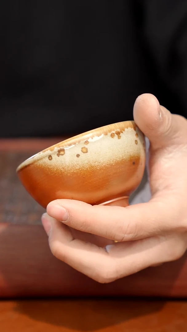 陶瓷奢瓷/瑞寅柴烧茶器（杯子）50微瑕