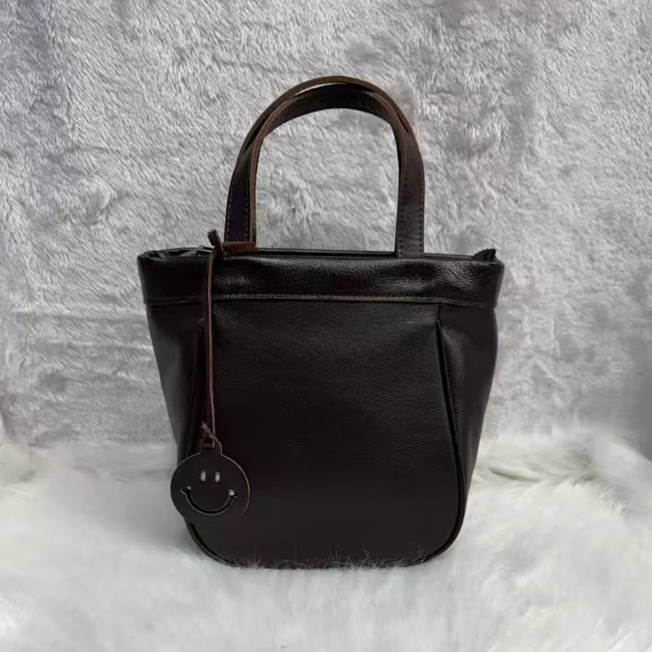 尾单牛皮高品质单肩斜挎包3087