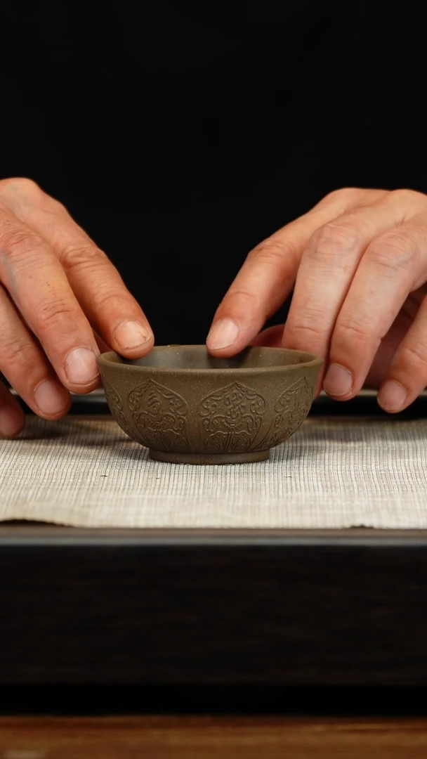 茶壶紫砂青段小碗杯