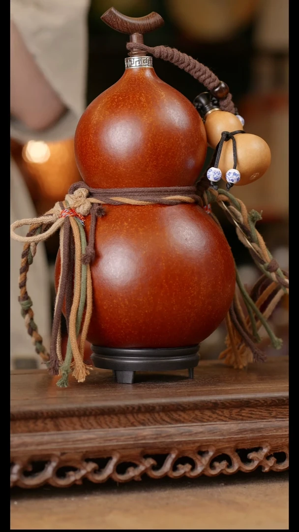 195号精品天然大漆酒葫芦一物一拍~