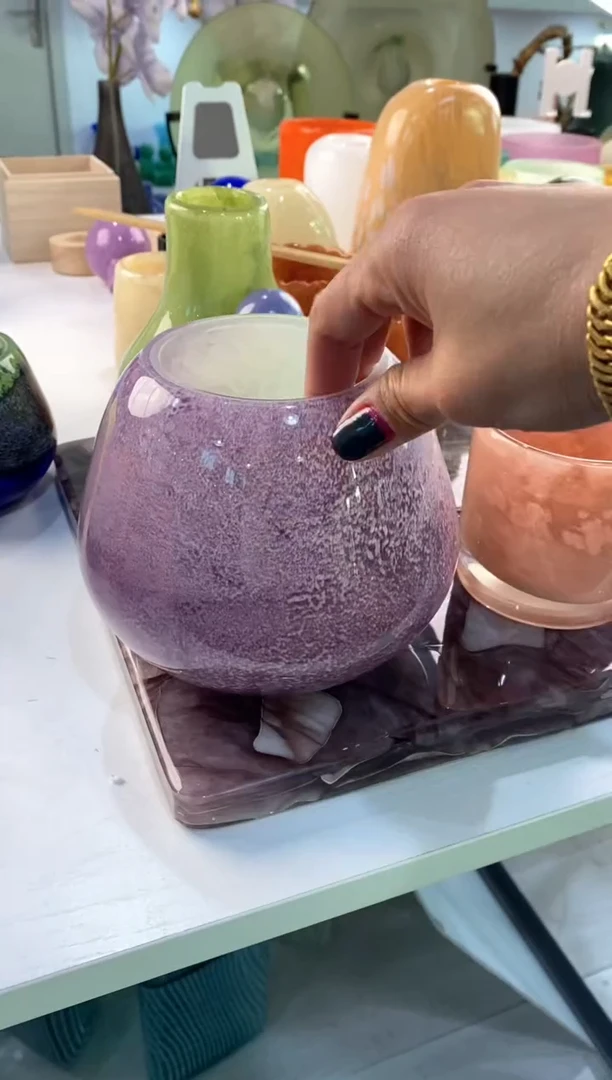 【闪购商品】琉璃慕忆家花瓶