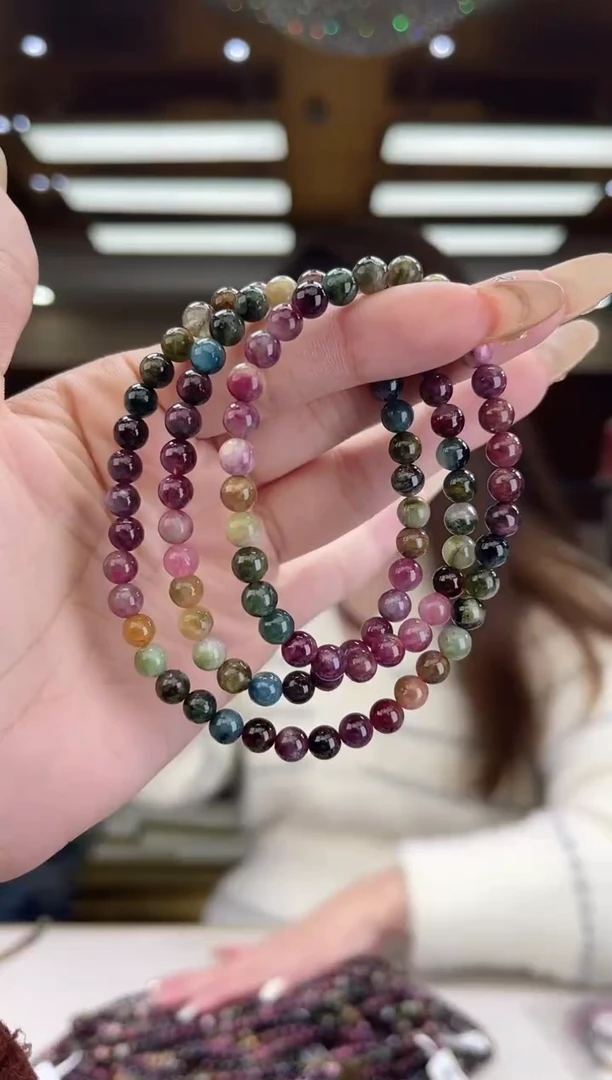 【闪购商品】碧玺/未镶嵌5mm+碧玺多圈9多样性发货